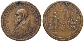 MEDAGLIE - PAPALI - Gregorio XIII (1572-1585) - Medaglia A. III Modesti 706 AE Ø 38 Foro otturato
MB-BB