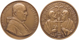 MEDAGLIE - PAPALI - Giovanni XXIII (1958-1963) - Medaglia Santi Pietro e Paolo AE Opus: Mistruzzi Ø 60
FDC