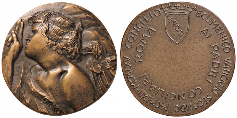 MEDAGLIE - PAPALI - Paolo VI (1963-1978) - Medaglia 1965 - Concilio Vaticano II°...