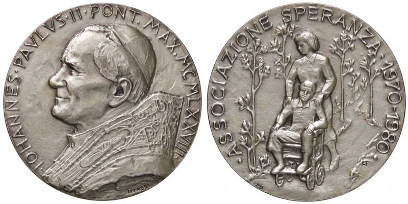 MEDAGLIE - PAPALI - Giovanni Paolo II (1978-2005) - Medaglia 1980 - Associazione...