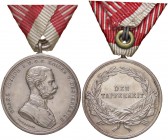 MEDAGLIE ESTERE - AUSTRIA - Francesco Giuseppe (1848-1916) - Medaglia Al Valore AG Ø 30
qFDC