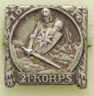 MEDAGLIE ESTERE - AUSTRIA - Francesco Giuseppe (1848-1916) - Spilla 1916 - Fronte italiano, 21 corpo d'armata MB Ø 30
SPL