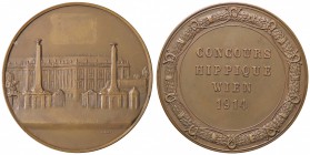 MEDAGLIE ESTERE - AUSTRIA - Francesco Giuseppe (1848-1916) - Medaglia 1914 - Vienna, concorso ippico AE Opus: Jaunes Ø 60
SPL