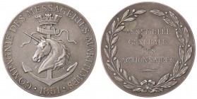 MEDAGLIE ESTERE - FRANCIA - Seconda Repubblica (1848-1852) - Medaglia 1851 (AG g. 39,34) Ø 41 ARGENT sul bordo
BB-SPL