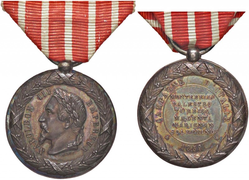 MEDAGLIE ESTERE - FRANCIA - Napoleone III (1852-1870) - Medaglia 1859 - Per la c...