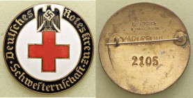 MEDAGLIE ESTERE - GERMANIA - Terzo Reich (1933-1945) - Distintivo Associazione infermiere militari NC AE Ø 43
Ottimo
