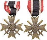 MEDAGLIE ESTERE - GERMANIA - Terzo Reich (1933-1945) - Croce 1939 - II classe BR Con spade
bello SPL