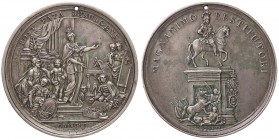 MEDAGLIE ESTERE - PORTOGALLO - Jose I (1750-1777) - Medaglia 1775 - Ricostruzione di Lisbona AG Opus: Olisipo Ø 45 Foro
BB-SPL