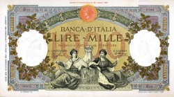 CARTAMONETA - BANCA d'ITALIA - Vittorio Emanuele III (1900-1943) - 1.000 Lire - Rep. Marinare (Fascio) 12/12/1934 Alfa 654; Lireuro 44D Azzolini/Cima ...