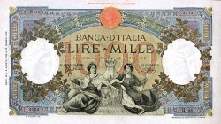 CARTAMONETA - BANCA d'ITALIA - Vittorio Emanuele III (1900-1943) - 1.000 Lire - Rep. Marinare (Aquila) 06/08/1943 Alfa 676; Lireuro 46G RR Azzolini/Ur...