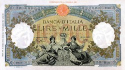 CARTAMONETA - BANCA d'ITALIA - Vittorio Emanuele III (1900-1943) - 1.000 Lire - Rep. Marinare (Aquila) 17/05/1943 Alfa 675; Lireuro 46F R Azzolini/Urb...