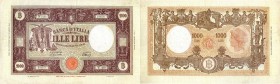 CARTAMONETA - BANCA d'ITALIA - Repubblica Italiana (monetazione in lire) (1946-2001) - 1.000 Lire - Barbetti (testina) 12/10/1946 Alfa 639; Lireuro 51...