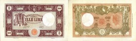 CARTAMONETA - BANCA d'ITALIA - Repubblica Italiana (monetazione in lire) (1946-2001) - 1.000 Lire - Barbetti (testina) 19/05/1947 Alfa 643; Lireuro 51...