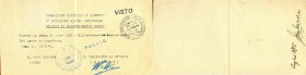 CARTAMONETA - BUONI PARTIGIANI Brigata Mario Costa RRR L. 1285, manoscritto comandante Walter
BB+