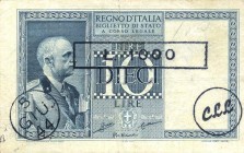 CARTAMONETA - BUONI PARTIGIANI - Liguria - 10 Lire Impero - soprastampa 05/06/1944 Gav. 20 R C.L.L.
BB