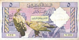 CARTAMONETA ESTERA - ALGERIA - Repubblica - 5 Dinari 1/01/1964 Kr. 122
MB-BB