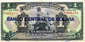 CARTAMONETA ESTERA - BOLIVIA - Repubblica (1825) - Boliviano 11/05/1911
SPL