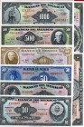 CARTAMONETA ESTERA - MESSICO - Repubblica - Serie 1957-1977 8 valori, dal peso ai 1000 peos
FDS