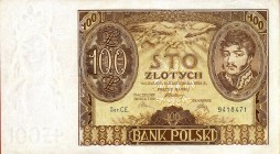 CARTAMONETA ESTERA - POLONIA - Repubblica (1919-1939) - 100 Zloty 09/11/1934
SPL