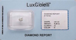 VARIE - Pietre preziose Diamante in confezione e con certificato LuxGioielli, ct 0,28
Ottimo