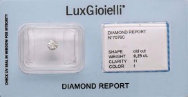 VARIE - Pietre preziose Diamante in confezione e con certificato LuxGioielli, ct 0,29
Ottimo