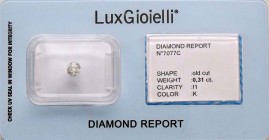VARIE - Pietre preziose Diamante in confezione e con certificato LuxGioielli, ct 0,31
Ottimo