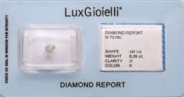 VARIE - Pietre preziose Diamante in confezione e con certificato LuxGioielli, ct 0,35
Ottimo