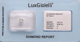 VARIE - Pietre preziose Diamante in confezione e con certificato LuxGioielli, ct 0,40
Ottimo