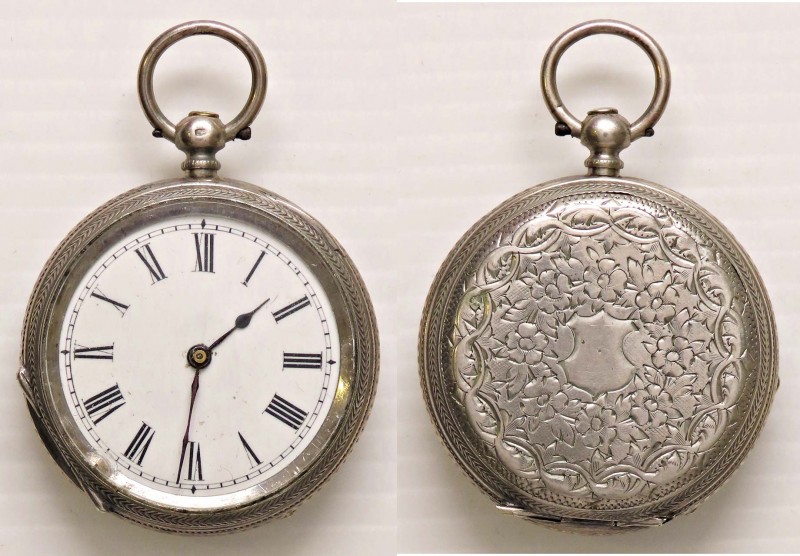 VARIE - Orologi da taschino A chiavetta, in AG900, mm 34
Buono