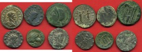 LOTTI - Imperiali Antoniniano di Probo, Gallieno (3 con R/ diversi), assieme a repubblicana e bronzo di Thurium Lotto di 6 monete
MB÷BB+