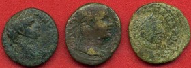 LOTTI - Provinciali Claudio, Domiziano, A. Severo Lotto di 3 monete
MB÷qBB