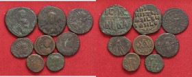 LOTTI - Bizantine 4 monete e 4 basso-imperiali Lotto di 8 monete
med. MB