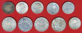 LOTTI - Estere AUSTRIA/UNGHERIA - 2 corone (4) e corona (6) Lotto di 10 monete
MB÷SPL+