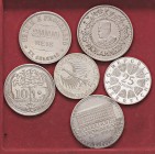 LOTTI - Estere BRASILE - 2000 reis, Tunisia 10 franchi, Germania 5 marchi, Marocco 500 franchi, Austria 50 e 25 scellini (FS) Lotto di 6 monete
SPL÷q...