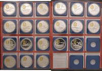 LOTTI - Estere CANADA - Serie completa dei 20 dollari AU-AG dal 1990 al 1999 Lotto di 20 monete su album
FS