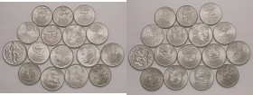 LOTTI - Estere CECOSLOVACCHIA - Lotto di 16 monete diverse in AG
FDC