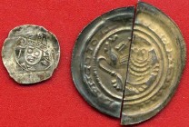 LOTTI - Estere GERMANIA - Lotto di 2 monete medioevali, una spezzata
med. MB