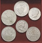 LOTTI - Estere ROMANIA - 100000 lei, USA (2), Canada, Belgio, Messico Lotto di 6 monete in AG
SPL÷FDC