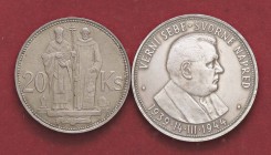 LOTTI - Estere SLOVACCHIA - Lotto di 2 monete diverse in AG
BB÷SPL