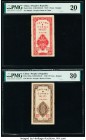 China People's Bank of China, Kiangsi 5; 10; 20 Yuan 1949 Pick 813A; 818a; 825a Three Examples PMG Very Fine 20; Very Fine 30; Choice Very Fine 35. Th...