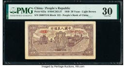 China People's Bank of China 20 Yuan 1949 Pick 822a S/M#C282-27 PMG Very Fine 30. A key note of the earlier small denomination issues, this wonderful ...