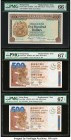 Hong Kong Hongkong & Shanghai Banking Corp. 500 Dollars 31.3.1983; 1.7.2003 (2) Pick 189d*; 294* (2) Issued Banknote and Two Replacements PMG Gem Unci...