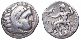 310-301 aC. Póstumo de Alexandro III. Colofón. Dracma. Ag. MBC+ / MBC. Est.30.