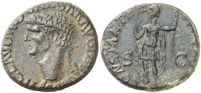 (41-42 d.C.). Claudio. As. (Spink 1857) (Co. 14) (RIC. 95). 12,87 g. MBC.