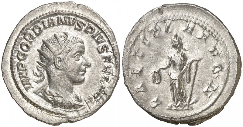 (241-243 d.C.). Gordiano III. Antoniniano. (Spink 8617) (S. 121) (RIC. 86). 4,16...