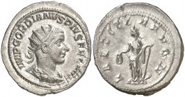 (241-243 d.C.). Gordiano III. Antoniniano. (Spink 8617) (S. 121) (RIC. 86). 4,16 g. EBC-.
