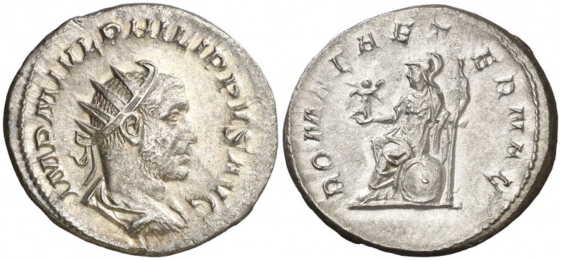 (245-247 d.C.). Filipo I. Antoniniano. (Spink 8952) (S. 169) (RIC. 44b). 3,90 g....