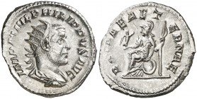 (245-247 d.C.). Filipo I. Antoniniano. (Spink 8952) (S. 169) (RIC. 44b). 3,31 g. EBC-.