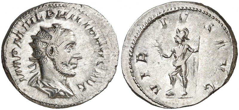 (244-245 d.C.). Filipo I. Antoniniano. (Spink 8974) (S. 239) (RIC. 52). 3,85 g. ...