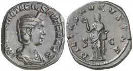 (245-247 d.C.). Otacilia Severa. Sestercio. (Spink 9168) (Co. 46) (RIC. 208a). 20,28 g. MBC+.